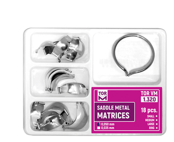 Saddle Metal Matrices. 18 pcs. 1.320