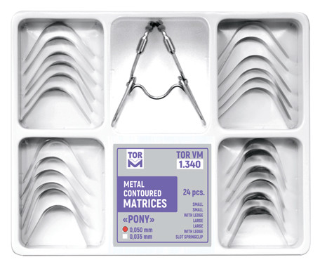 Metal contoured matrices "Pony"  24 pcs. 1.340