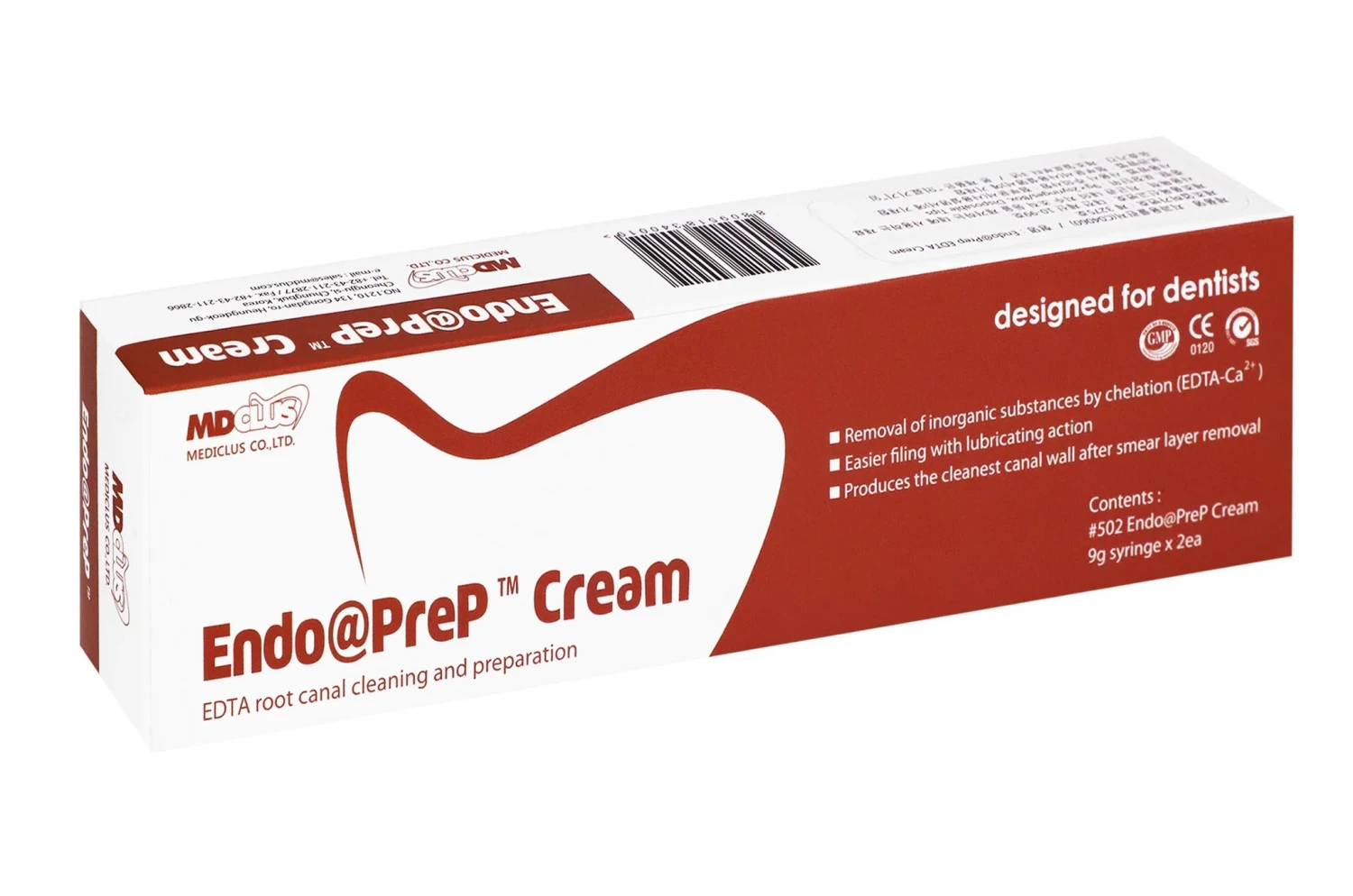 Endo@Prep™Cream Root canal cleanser & file cream[EDTA cream type]